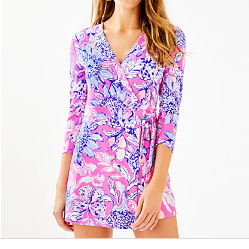 Lilly Pulitzer Wrap Romper Size Large